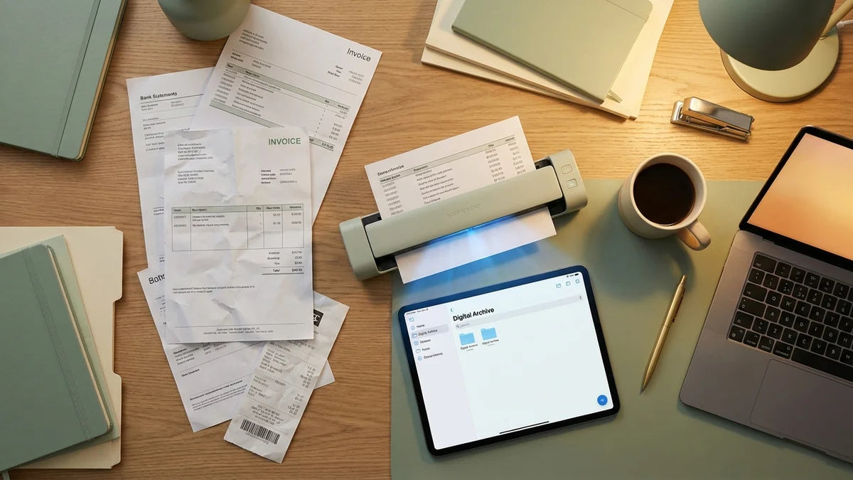 Workspace comptable avec documents numérisés pour automatiser la saisie comptable